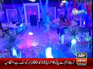 Live Morning Show Aijaz Aslam Gabbar Singh ka Dialogue Bolte Huwe