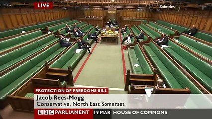 Jacob Rees-Mogg on English man's house is a castle (19Mar12)