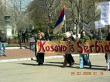 Slide show of still photos of 2-24-08 Kosovo is Serbia Rally