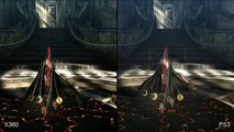 Bayonetta DEMO XBox360 vs PS3 side by side comparison