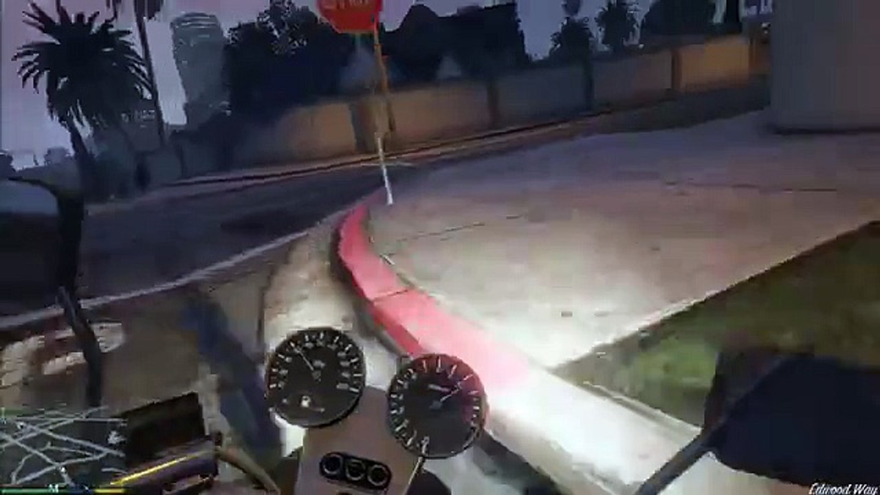 GTA 5 PC - 1920x1080 resolution Moto high speed run with Lenovo y50-70 i5