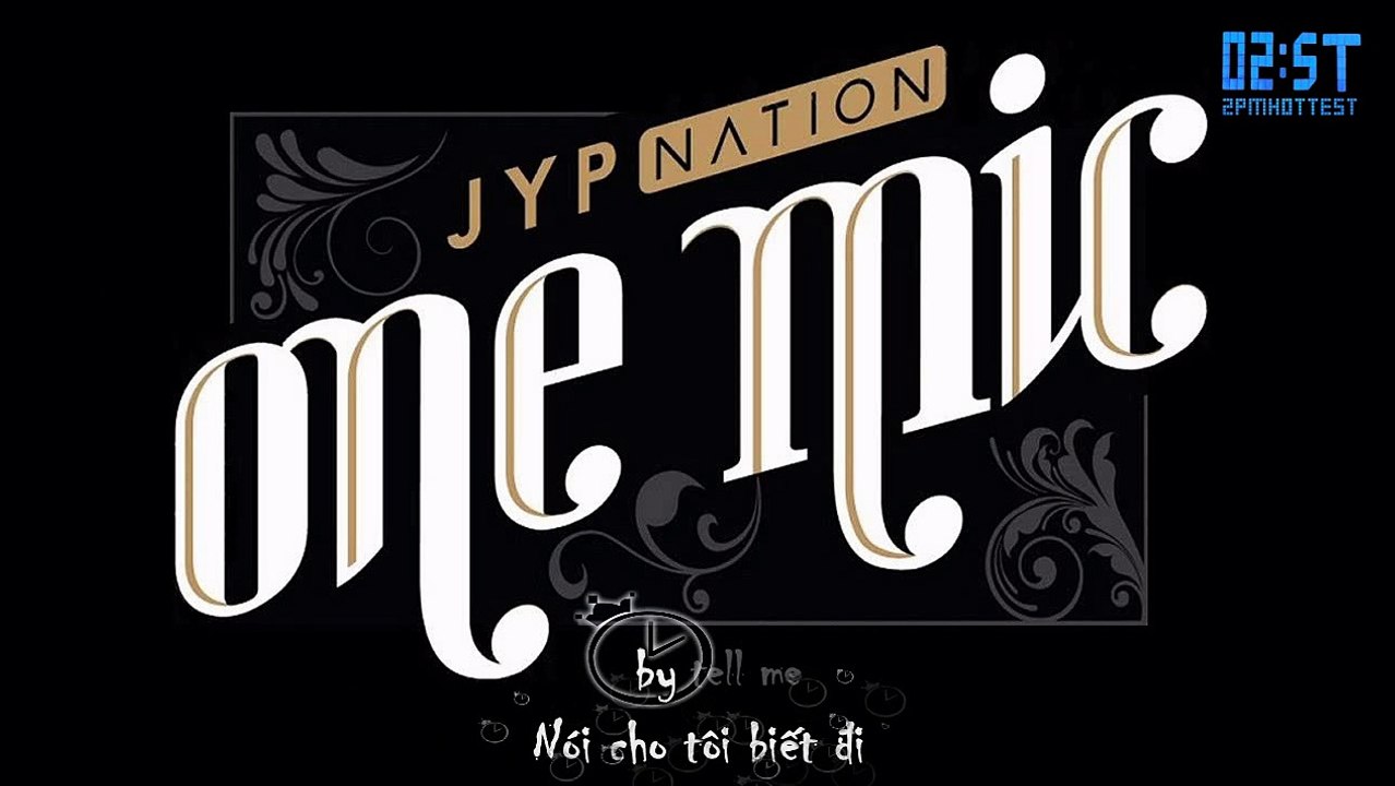 [Vietsub + Kara - 2ST] No Goodbye - Oneday @ JYP Nation Korea 2014 ‘One Mic’