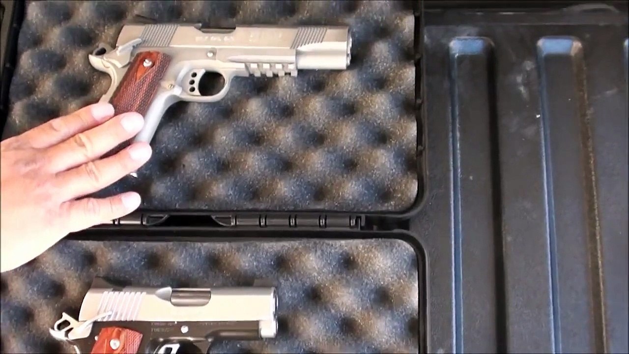 Shooting the Colt Rail Gun 1911 45acp