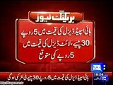 Dunya News- Petroleum prices likely to be reduced Rs 4 to 5 per litre- sources.