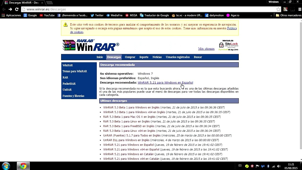 Como Descargar E Instalar WinRar - FULL En Español. 2015. HD