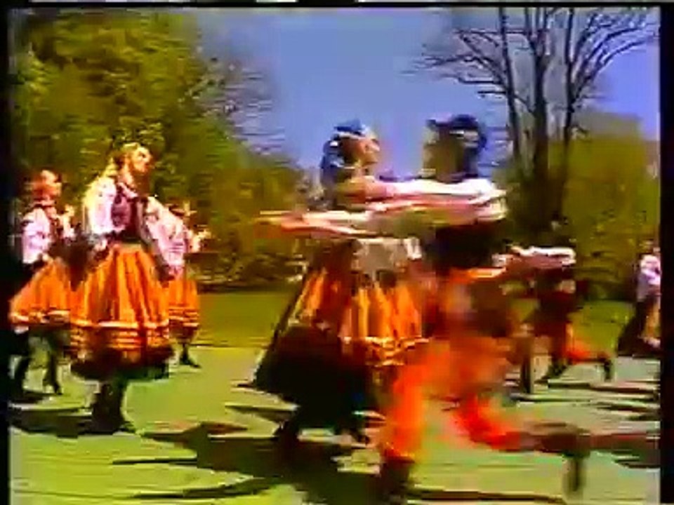 Zespół Pieśni i Tańca "Śląsk"Oberek łowicki 1986r.