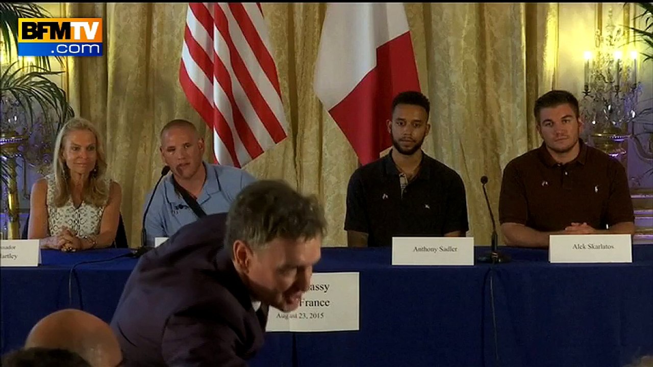 Les héros du Thalys racontent: "il y avait du sang qui jaillissait"