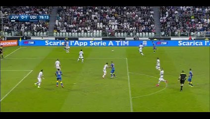 Goal Thereau - Juventus 0-1 Udinese - 23-08-2015