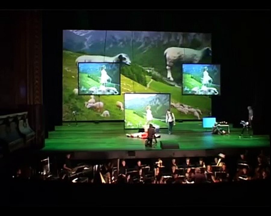 Opera Pastorale - Gérard Pesson - Video scenography by Pierrick Sorin