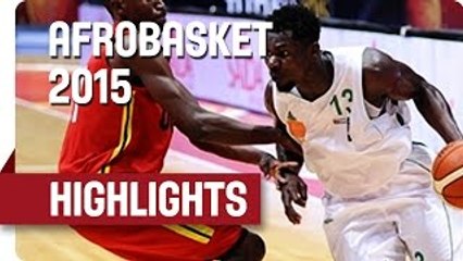CAF v Uganda - Game Highlights - Group A - AfroBasket 2015