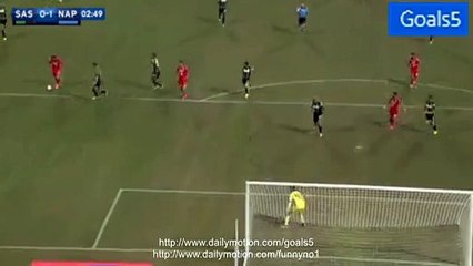 Marek Hamsik Goal Sassuolo 0 - 1 Napoli Serie A 23-8-2015