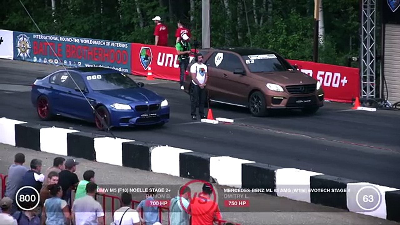 BMW X6M PP-Performance, Mercedes ML63 AMG Evotech & Gorilla Racing (Top 3 fastest SUV)