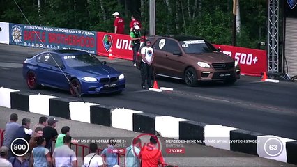 Скачать видео: BMW X6M PP-Performance, Mercedes ML63 AMG Evotech & Gorilla Racing (Top 3 fastest SUV)