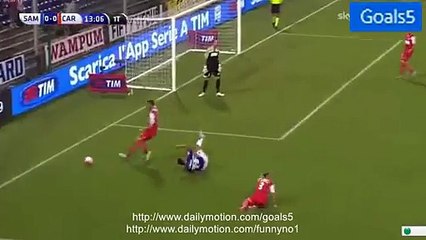 Eder Goal Sampdoria 1 - 0 Carpi Serie A 23-8-2015