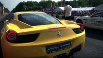 Ferrari 458 Italia, Chevrolet Corvette Z06, Mercedes SL63 AMG (Top 3 fastest stock RWD Super car)