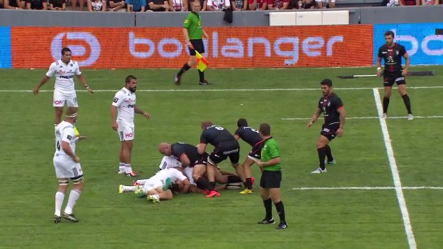 TOP14 - Toulouse - Brive : 24 - 7 - ESSAI Arthur BONNEVAL (TLS) - Saison 2015/2016