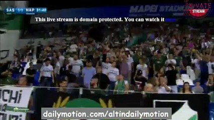 Antonio Floro Flores Goal - Sassuolo 1-1 Napoli - Serie A - 23.08.2015
