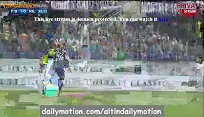 Marcos Alonso Free Kick Goal - Fiorenina 1-0 AC Milan - 23.08.2015