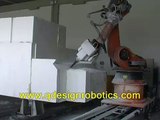 qd robotics 8 axes robotic milling/ fresatura robotica a 8 assi