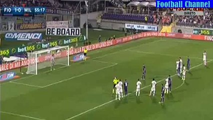 JOSIP Penalty Kick GOAL HD - Fiorentina 2-0 Milan - SERIE A 23.08.2015 HD