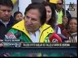 Alejandro Toledo sobre Nadine: Dejen que el PJ trabaje, no me meto en eso