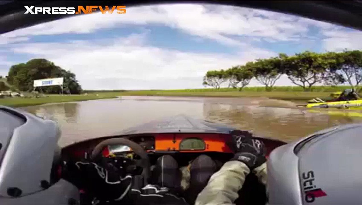 Crash en jet boat impressionnant filmé en caméra embarquée