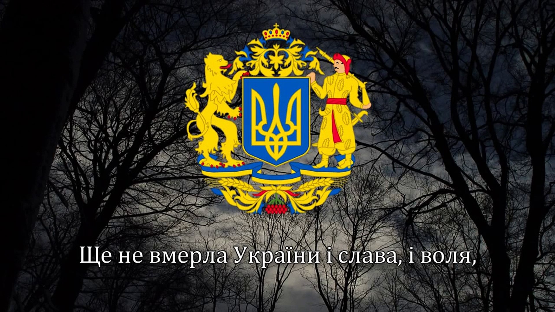 ⁣National Anthem of Ukraine (Україна) - Ще не вмерла Українa