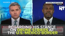 Ben Carson Mumbles About Borders, Caves, And Drones In CNN Interview