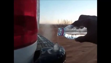 تجمد الماء أثناء سكبه في السعودية