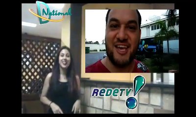 Richard Godoy o Biscui do Encrenca da REDETV -Visita Louveira-no Programa Diário National