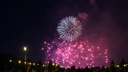 Фестиваль фейерверков в Москве 21 августа 2015 года