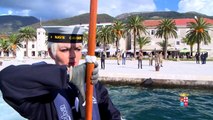 La Marina del Montenegro dà il benvenuto a Nave Cavour