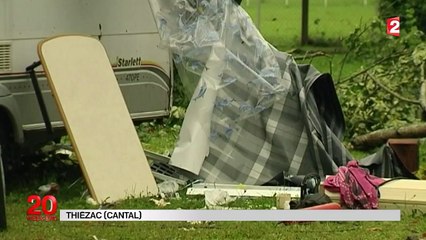 Intempéries dans le Cantal : un homme meurt écrasé par sa caravane