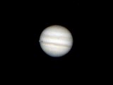Jupiter, Io and shadow transit through a newtonian telescope