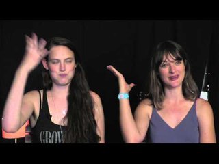 The Staves interview at Lowlands - Emily & Camilla (part 2)