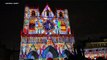 Fête des lumières Lyon 2012 - festival of lights cathedrale St Jean intégrale