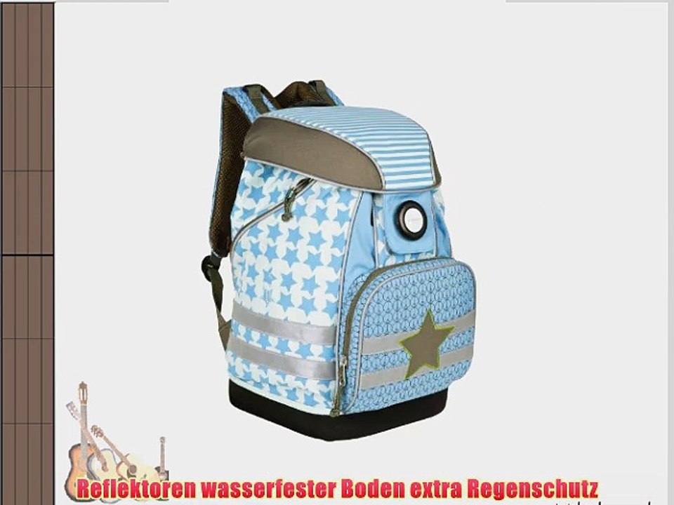 L?ssig LSCB169 - Schulranzen einzeln - 4 Kids Schoolbag Starlight boys olive