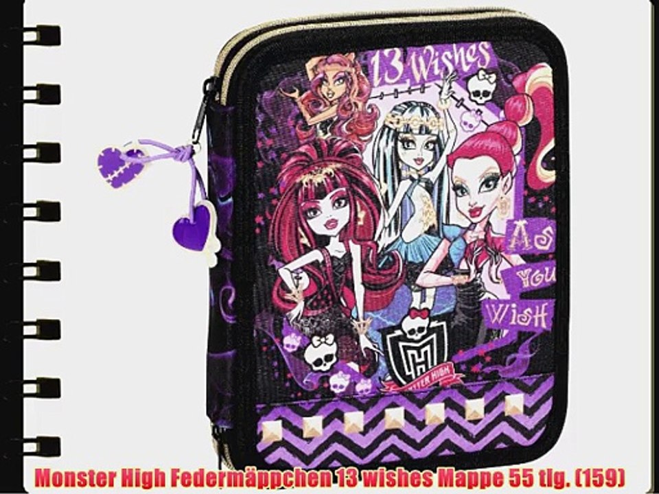 Monster High Federm?ppchen 13 wishes Mappe 55 tlg. (159)