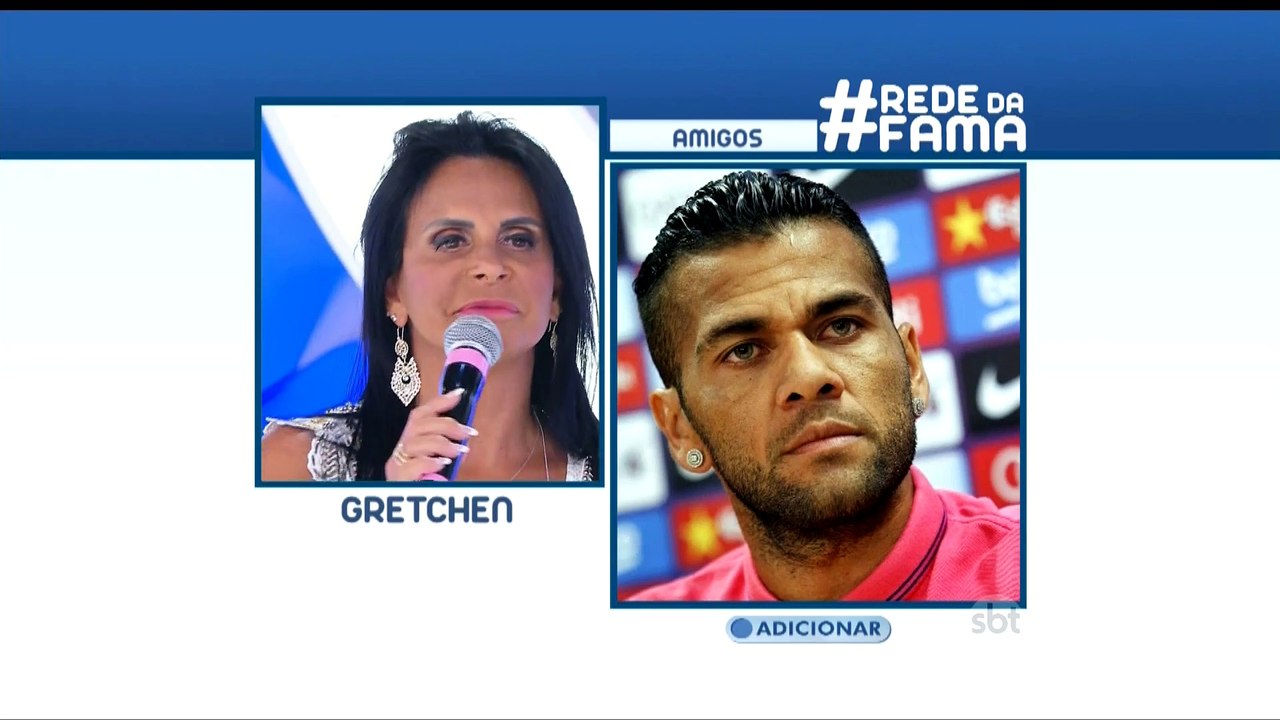 Gretchen faz a sua rede de amizades