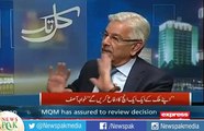 Khawaja Asif Got Angry at Javed Chaudhry For Asking Question on His Harsh Words For Imran khan in Parliament