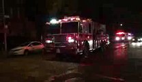FDNY TOWER LADDER 31 RESPONDING MODIFIED TO MAJOR FDNY 10-60 EXPLOSION IN MARBLE HILL, THE BRONX.