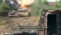 YEMEN WAR Yemeni Forces destroy Saudi military convoy. [HD-720p]