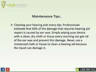 Maintenance Tips for Your Hearing Aids