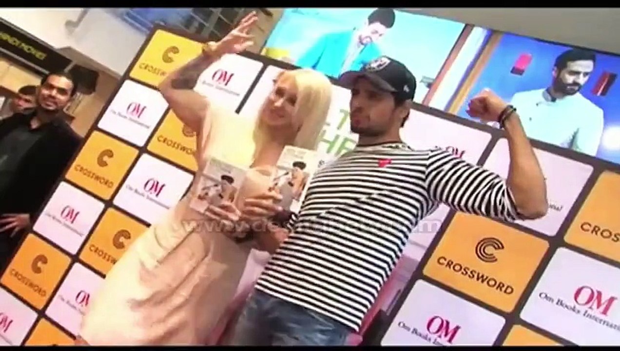 Brothers Actor Sidharth Malhotra at the launch of Marika Johansson's book 'Healthy Kitchen
