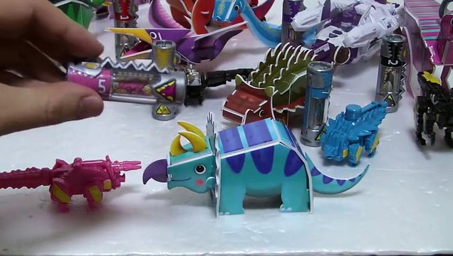 파워레인저 다이노포스 공룡 만들기 다이노셀 장난감 Power Rangers Dino Charge Toys Kyoryuger
