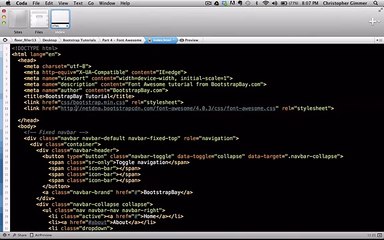 Bootstrap 3 Tutorial Pt.4 - Font Awesome & Social Icons - Play-it.pk - Search your Video - Unblock YouTube