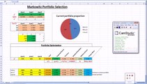 Markowitz Portfolio Selection with Excel Solver