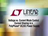 Voltage vs. Current Mode Control Current Sharing in a PolyPhase DC/DC Converter