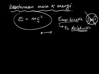 Teori Relativitas Fisika - Kesetaraan Massa dan Energi