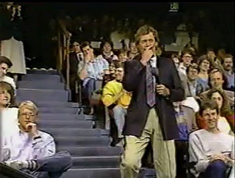 Late Night with David Letterman 3-16-1987 Riquette Hofstein Bob Costas Drake Sather part 2 of 2